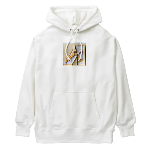 ice meets オリガミチーター Heavyweight Hoodie