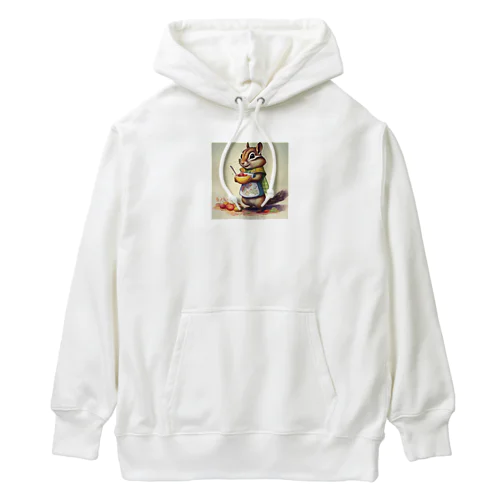 可愛らしいシマリス Heavyweight Hoodie