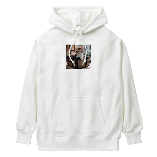 かわいい子猫には旅をさせよ！ Heavyweight Hoodie