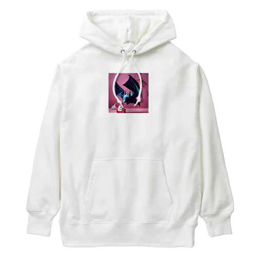 ice meets オリガミコウモリ Heavyweight Hoodie