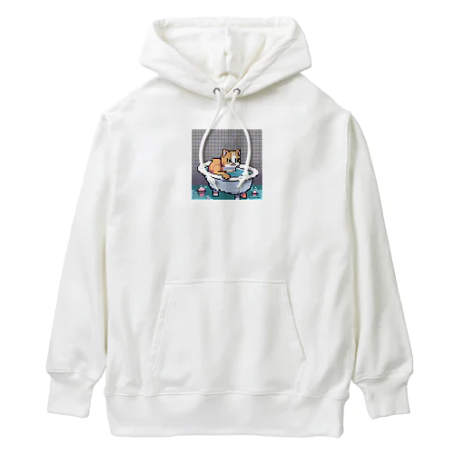 お風呂に入るボス猫 Heavyweight Hoodie