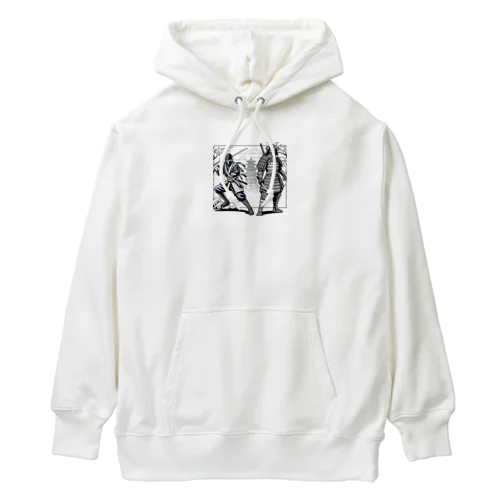 ninja & samurai Heavyweight Hoodie