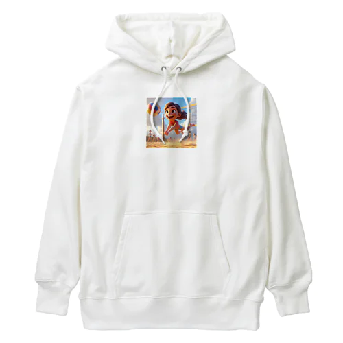 ピクサー風　バレーボール Heavyweight Hoodie