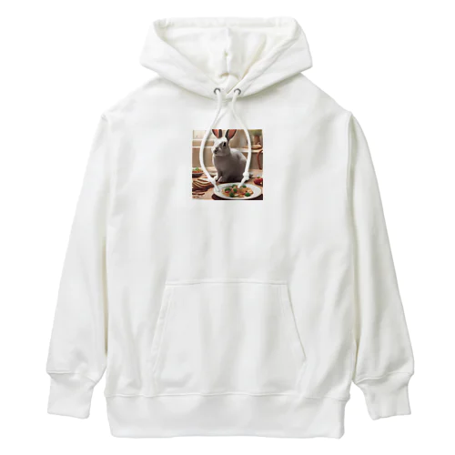 ほんわかなうさぎ Heavyweight Hoodie