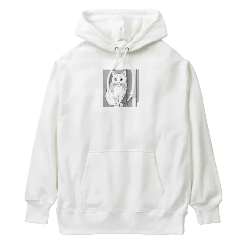 ネコ３ Heavyweight Hoodie