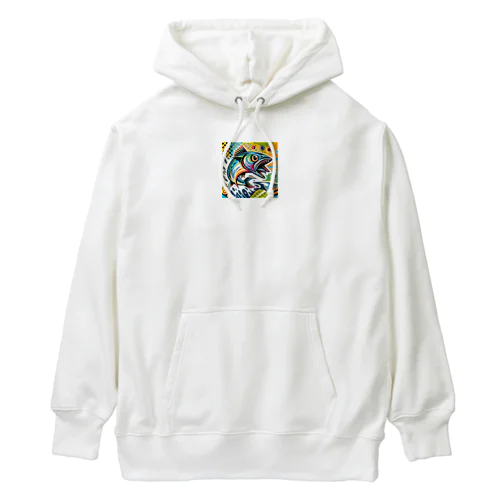 アジですけど、何か Heavyweight Hoodie