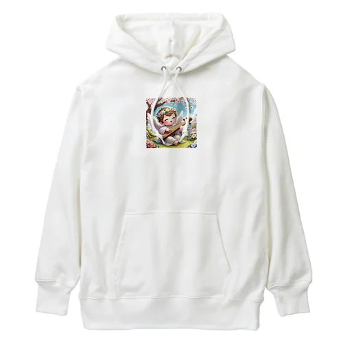 琴を奏でる天使 Heavyweight Hoodie