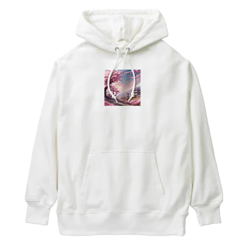 舞い散る桜 Heavyweight Hoodie