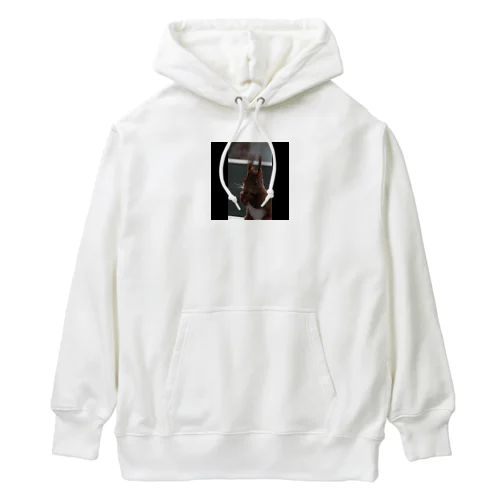 なにかを食べるリス Heavyweight Hoodie