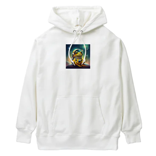カエルの宇宙飛行士 Heavyweight Hoodie