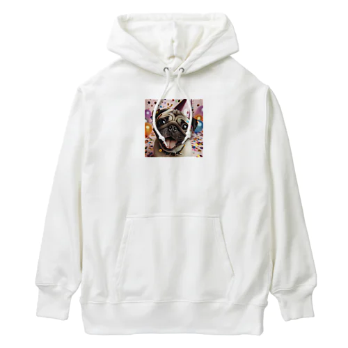 ハッピーパグ Heavyweight Hoodie