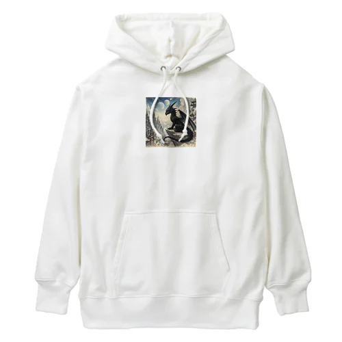 幼い黒龍 Heavyweight Hoodie