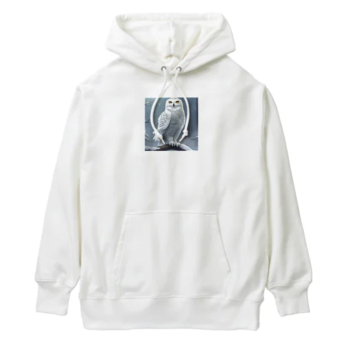 シロフクロウ Heavyweight Hoodie