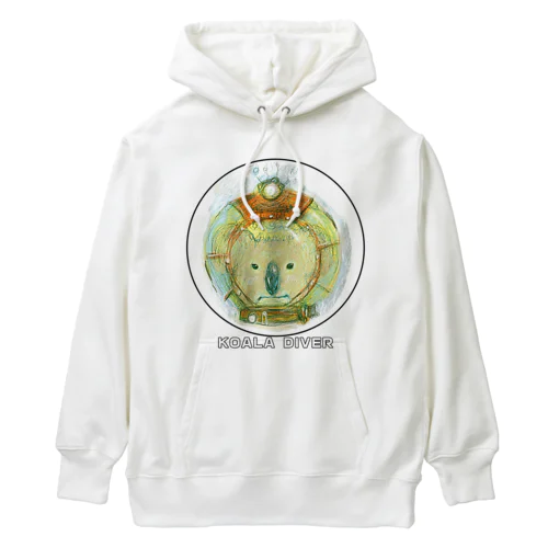 コアラ潜水士 Heavyweight Hoodie