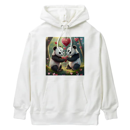 パンダハート Heavyweight Hoodie