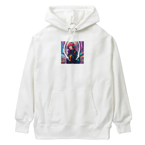 サイバー女子 Heavyweight Hoodie