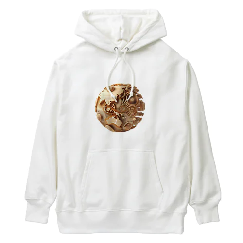 "Wooden Earth" Heavyweight Hoodie