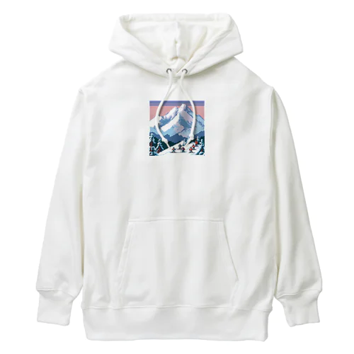 winter sports Heavyweight Hoodie