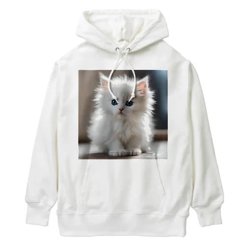 キュートな子猫 Heavyweight Hoodie