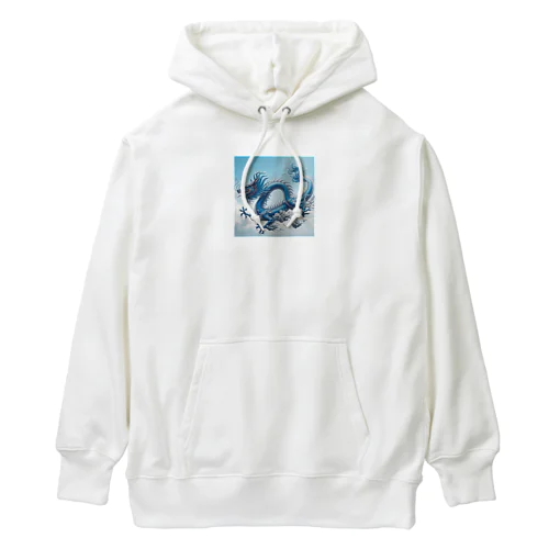 自然の守り神　青龍 Heavyweight Hoodie