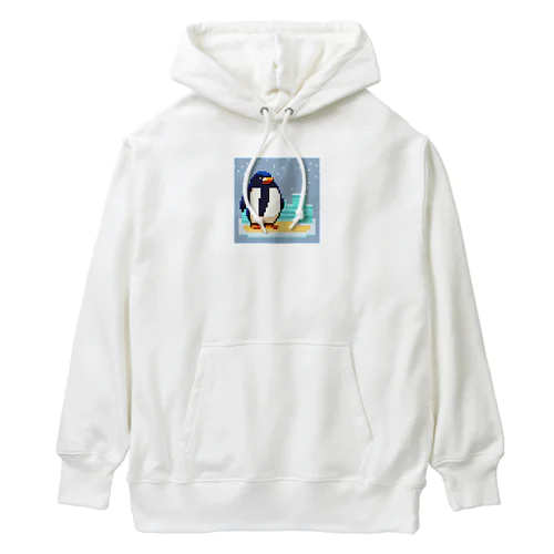 ドット絵のペンギン Heavyweight Hoodie