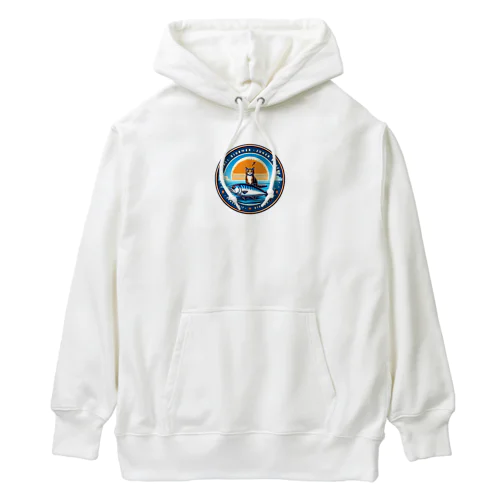 ネコ　サバイバル中 Heavyweight Hoodie