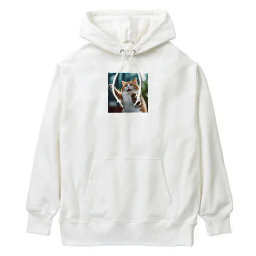 ぽちゃ猫C Heavyweight Hoodie