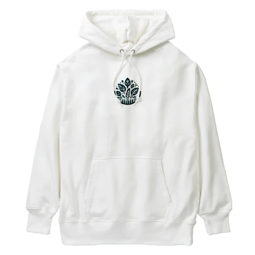 ほうれん草、緑、持続可能 Heavyweight Hoodie