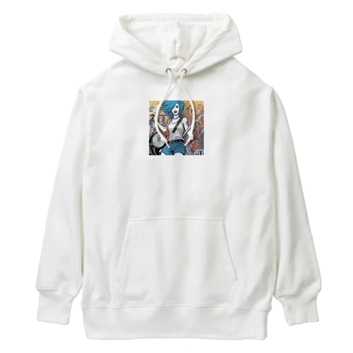 ロックシンガー Heavyweight Hoodie