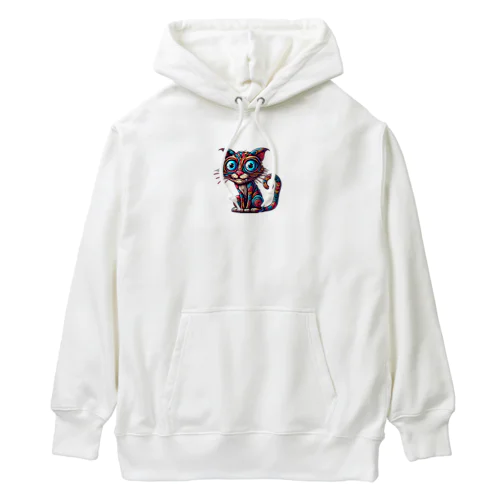 カラフル猫 Heavyweight Hoodie