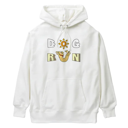 DOG RUN(背景なし) Heavyweight Hoodie