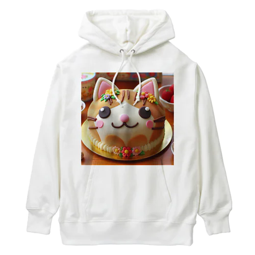 ねこケーキ２ Heavyweight Hoodie