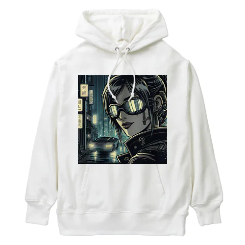 サイバーパンクガールNo.33 Heavyweight Hoodie