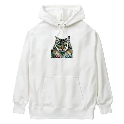 ジオノルウェージャンフォレストキャット　スプリングカラー Heavyweight Hoodie