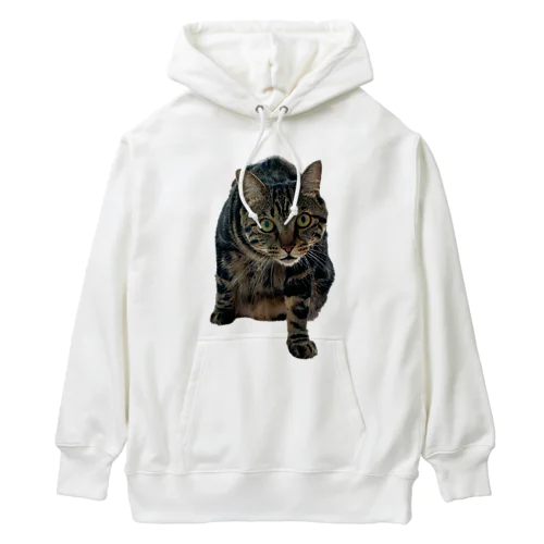 エンジンルーム猫のエンジン２ Heavyweight Hoodie