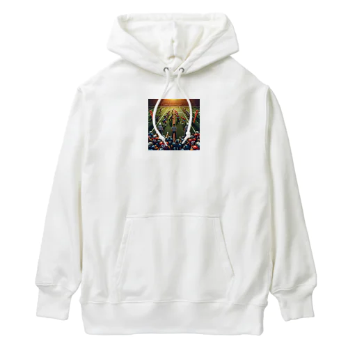 色んなスポーツ　ボール　道具　おしゃれ　アメフト　バスケ Heavyweight Hoodie