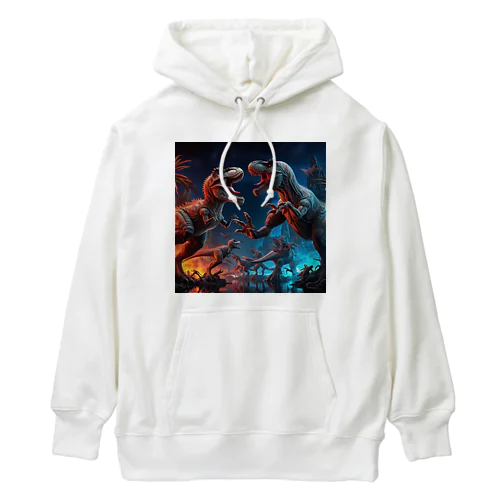 恐竜バトル Heavyweight Hoodie