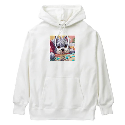 ふわふわシュナウザーちゃん Heavyweight Hoodie