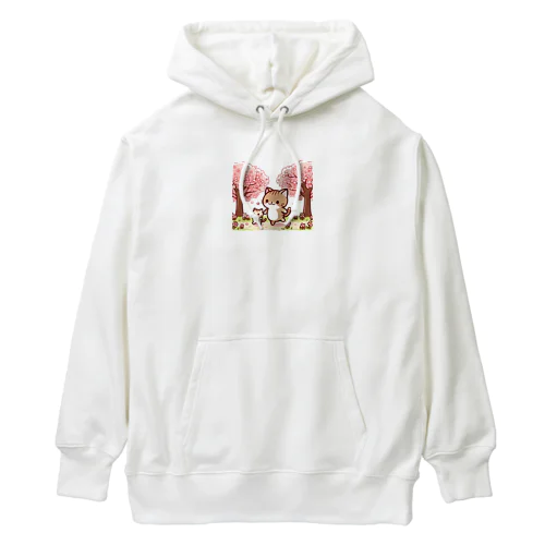 親子ネコ Heavyweight Hoodie