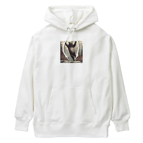 ジャンピング熊 Heavyweight Hoodie