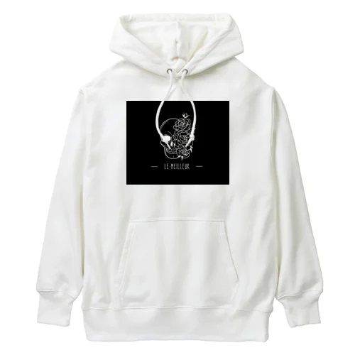 skull flower Heavyweight Hoodie