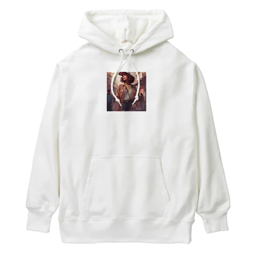 グランジスタイルのファッションアイコン Heavyweight Hoodie