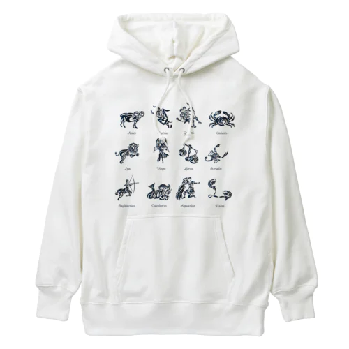 12星座一覧 Heavyweight Hoodie