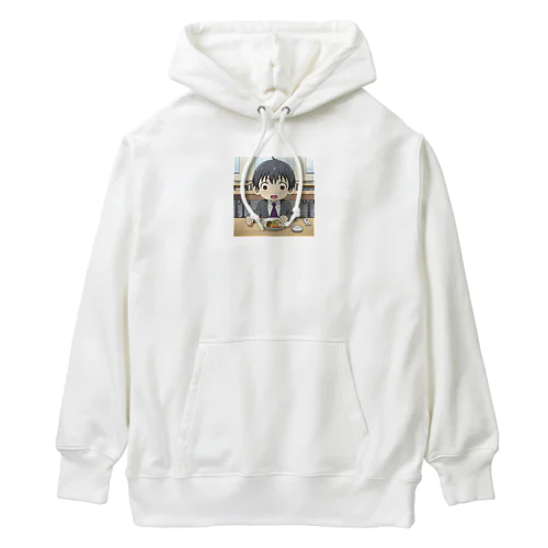 社員食堂＠サラリーマン Heavyweight Hoodie