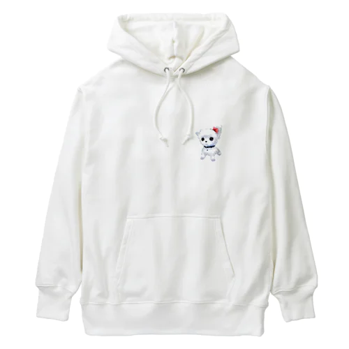 だってマルチーズだもん　素 Heavyweight Hoodie