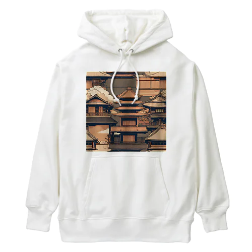 伝統的な日本の家屋 Heavyweight Hoodie