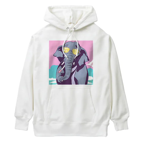 ちょい悪ゾウ Heavyweight Hoodie