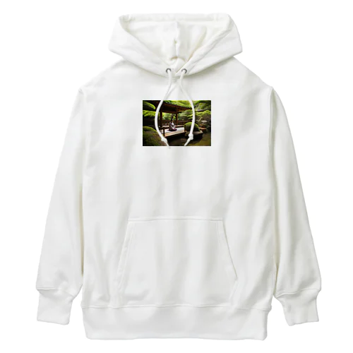 JapaneseHealingSpaces Heavyweight Hoodie