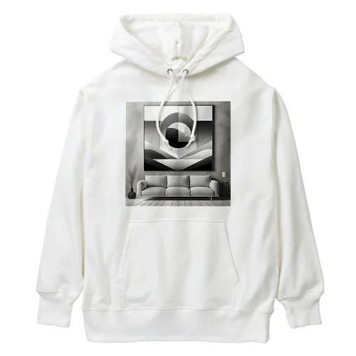 モノクロームの静けさ Heavyweight Hoodie