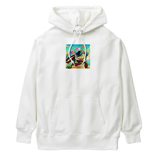 サングラスをかけたイケメンカメ太郎 Heavyweight Hoodie